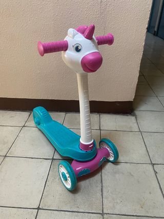 Patinete Unicornio 3 Ruedas Infantil
