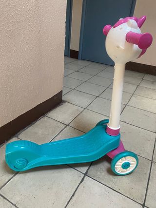 Patinete Unicornio 3 Ruedas Infantil