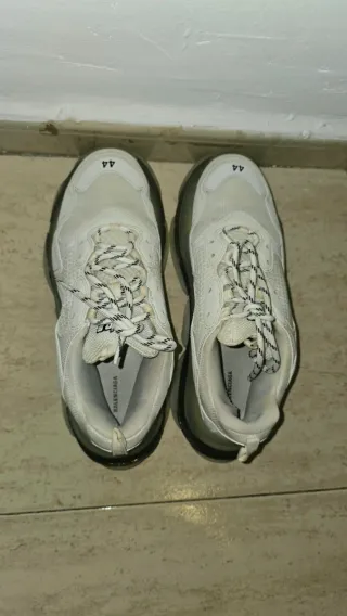 Zapatillas Balenciaga Talla 44 Blancas y Negras