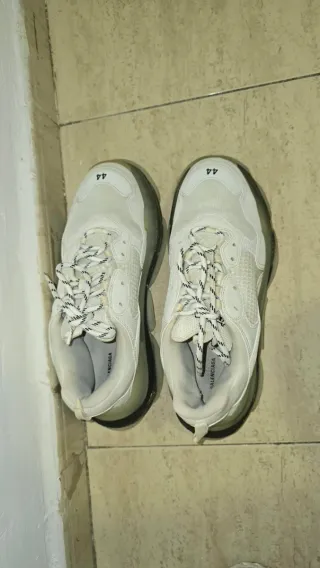 Zapatillas Balenciaga Talla 44 Blancas y Negras