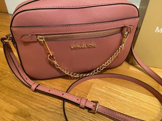 Bolso Michael Kors Rosa y Dorado