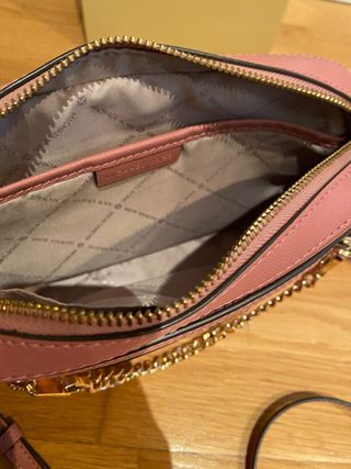 Bolso Michael Kors Rosa y Dorado
