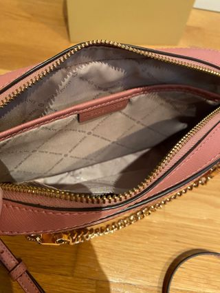 Bolso Michael Kors Rosa y Dorado