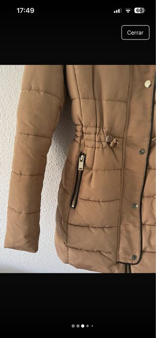 Abrigo Camel Fórmula Joven Talla 38