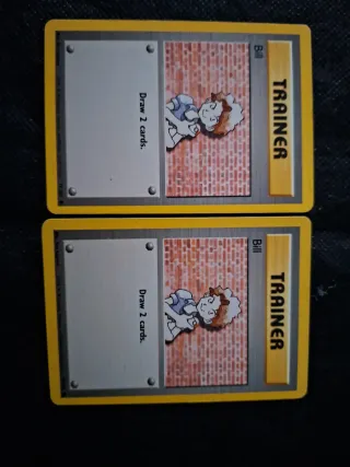 Cartas Pokémon Base Set 2 Bill + Cambio