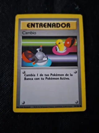 Cartas Pokémon Base Set 2 Bill + Cambio