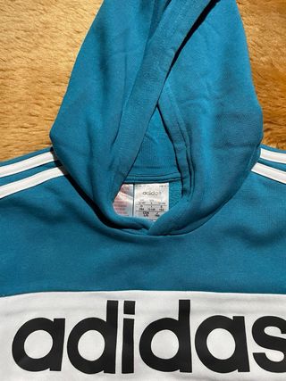 Sudadera con capucha Adidas azul