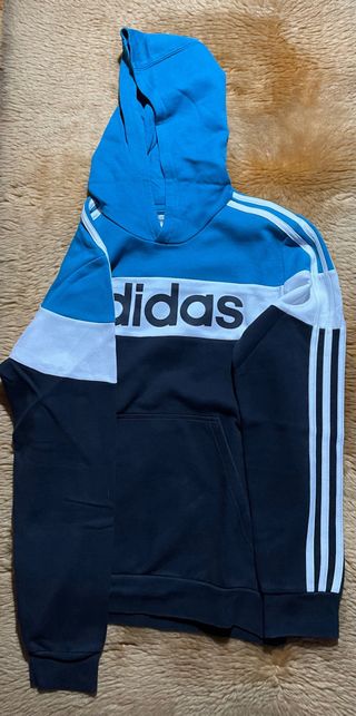 Sudadera con capucha Adidas azul