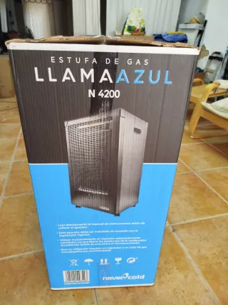 Estufa de gas LLAMA AZUL N 4200