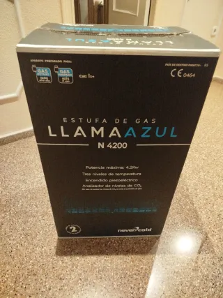 Estufa de gas LLAMA AZUL N 4200