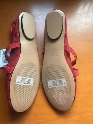 Manoletinas Mango Rojas