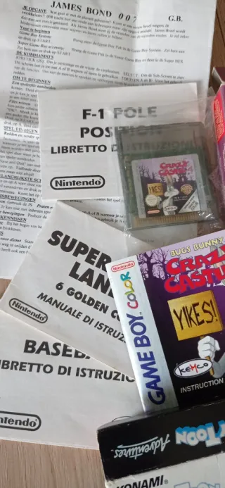 Juegos Game Boy + Manuales Originales Nintendo