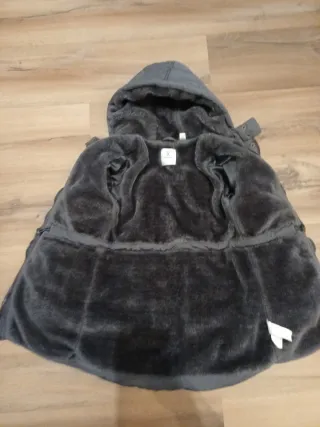 Abrigo niña gris 8 años