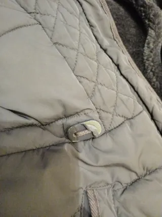 Abrigo niña gris 8 años