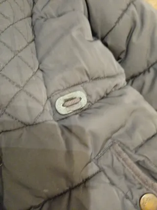 Abrigo niña gris 8 años