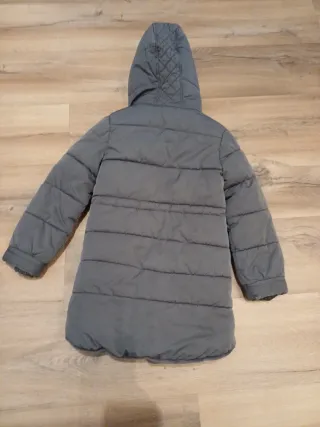 Abrigo niña gris 8 años