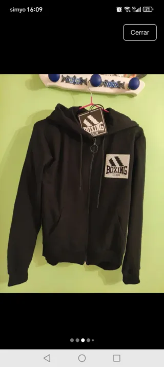 Sudadera con cremallera Boxing Club