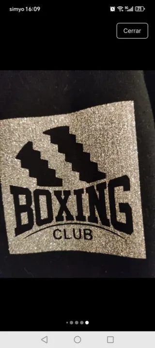 Sudadera con cremallera Boxing Club