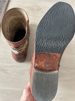 Botines Marrones y Multicolor