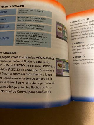 Lote Manuales Pokémon DS/Game boy