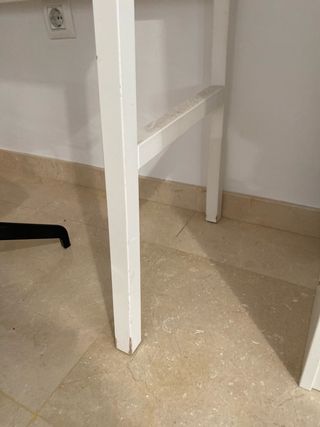 Escritorio Bureau Ikea Madera y Metal