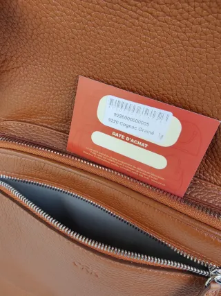 Mochila Portátil 100% Cuero Vaca (Nueva/Etiqueta)