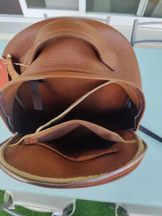 Mochila Portátil 100% Cuero Vaca (Nueva/Etiqueta)