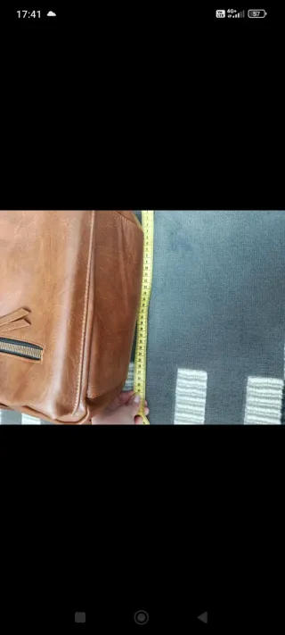 Bolso mochila marrón