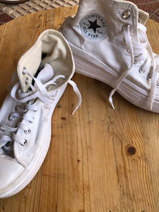 Converse Blancas Plataforma