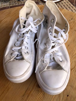 Converse Blancas Plataforma