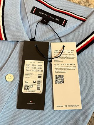 Polo Tommy Hilfiger Blu Taglia M