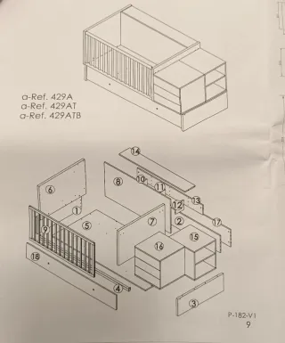 Cuna convertible Ros Mini