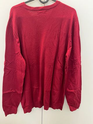 Jersey Mango cuello pico algodón y cashmere