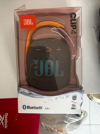 Altavoz JBL Clip 4 Bluetooth Gris/Marrón