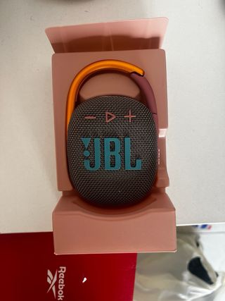 Altavoz JBL Clip 4 Bluetooth Gris/Marrón