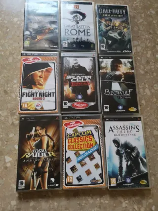 Lote 9 Juegos PSP: Varios Géneros