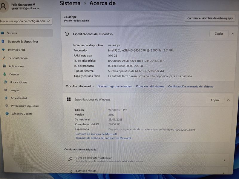 PC Gamer Asus Core i5 Completa RGB Completo afbeelding 6