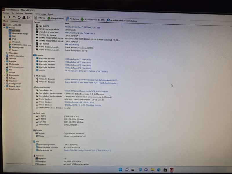 PC Gamer Asus Core i5 Completa RGB Completo afbeelding 7