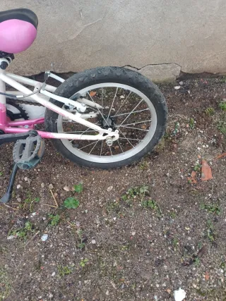 Bicicleta infantil rosa