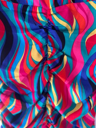 Vestido Minueto Talla M Fiesta Multicolor