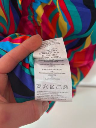 Vestido Minueto Talla M Fiesta Multicolor