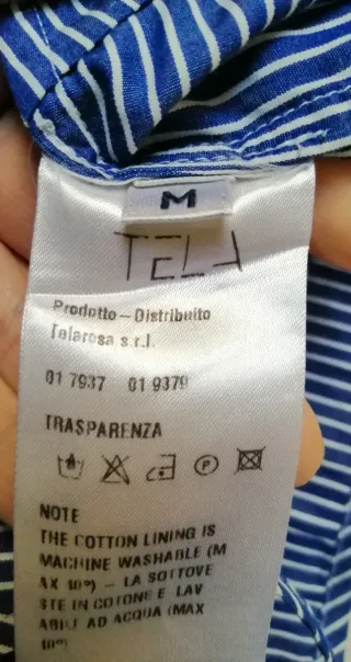 Abito estivo a righe Tela