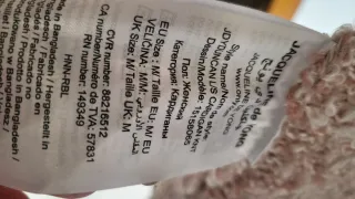 Chaqueta rosa informal