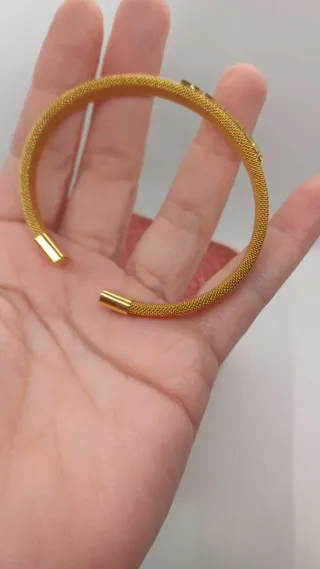 Pulsera Chapada Oro 18k Greca