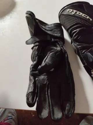 Guantes de moto R-Tech negros talla S