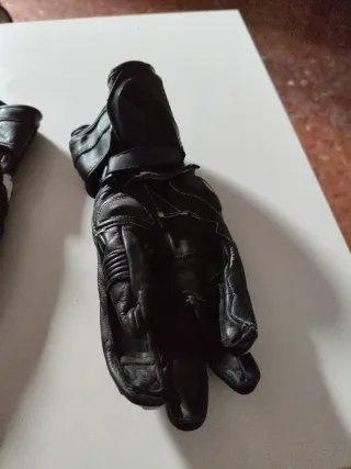 Guantes de moto R-Tech negros talla S