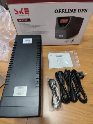 UPS Gruppo Continuità SKE 1250VA/720W Cavi Inclusi