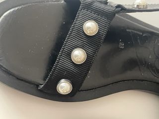 Sandalias Zara Mujer Talla 36 Perlas