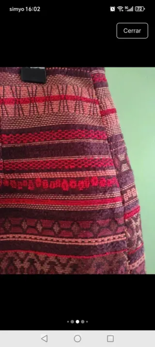 Falda estampada étnica