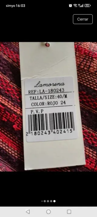 Falda estampada étnica